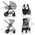 Kinderkraft Moov CT 3-in-1 Travel System - Grey