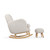 CuddleCo Etta Cuddle Chair & Footstool - Boucle Mushroom