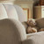 CuddleCo Etta Cuddle Chair & Footstool - Boucle Mushroom