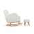 CuddleCo Etta Cuddle Chair & Footstool - Boucle Off White