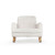 CuddleCo Etta Cuddle Chair & Footstool - Boucle Off White