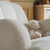 CuddleCo Etta Cuddle Chair & Footstool - Boucle Off White