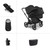 Bugaboo Donkey 6 Double Essential Pushchair Bundle - Heritage Black