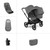 Bugaboo Donkey 6 Double Essential Pushchair Bundle - Moon Grey