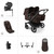 Bugaboo Donkey 6 Twin Ultimate Pushchair Bundle - Cocoa Brown