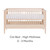 Gaia Baby Eos Cot Bed - All Natural Ash