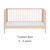 Gaia Baby Eos Cot Bed - All Natural Ash