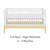 Gaia Baby Eos 2 Piece Room Set - Primrose Yellow/White