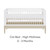 Gaia Baby Eos 2 Piece Room Set - Desert Sage/White