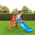 Dolu Junior Slide - Red/Blue