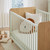 CuddleCo Remi Cot Bed - Oak/Green