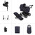 Bugaboo Donkey 6 Single Pebble 360 Pro2 Ultimate Pushchair Bundle - Deep Indigo