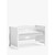 Little Acorns Traditional Sleigh Cot - White