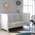 Little Acorns Traditional Sleigh Cot Bed - White
