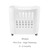Gaia Baby Serena Mini Cot + Cot Bed - White/Walnut