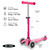 Micro Mini Deluxe LED Scooter - Pink (Outlet)
