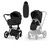 Cybex Priam Comfort Pushchair & Carrycot + FREE Footmuff - Matt Black/Sepia Black