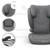 Kinderkraft JUNIOR FIX 2 PLUS 100-150cm Car Seat - Grey