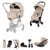 Cybex Coya Style Ultimate Accessory Bundle - Matt Black/Cozy Beige