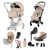 Cybex Coya Style Ultimate Birth & Beyond Bundle - Matt Black/Cozy Beige