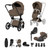 Cybex Priam Style Ultimate Accessory Bundle - Coconut Brown