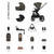 Venicci Upline 3 4-in-1 Plus 16 Piece Ultimate Bundle - Truffle