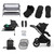 Ickle Bubba Stomp Luxe Cirrus Travel & Home Bundle - Black/Midnight/Black