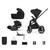Venicci Claro 2 4-in-1 Cloud T + Base Travel System - Noir