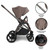 My Babiie MB450 LUXE 3-in-1 Travel System + Base - Cookie
