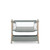 Obaby Cloud Bedside Crib - Sage