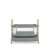 Obaby Cloud Bedside Crib - Sage