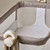 Obaby Cloud Bedside Crib - Nutmeg