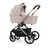 Oyster Vee Stroller & Carrycot Package - Cream/Vanilla