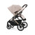 Oyster Vee Stroller & Carrycot Package - Cream/Vanilla