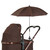 Ickle Bubba Stomp Luxe Elements 12-Piece Pram - Chestnut