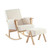 Bebe & Beyond Storyteller Nursing Chair & Stool - Off White