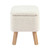 Bebe & Beyond Soother Nursing Chair & Stool - Off White