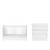 Bebe & Beyond Dancer 2 Piece Room Set - White