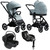 Avionaut Sirius 2 3-in-1 Travel System with Cosmo Smart & IQ Orbit Base - Blue