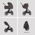 Silver Cross Cove 2 Ultimate 360 Car Seat Bundle - Chocolate