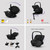 Silver Cross Cove 2 Ultimate 360 Car Seat Bundle - Chocolate