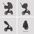 Silver Cross Cove 2 Pebble 360 Pro2 Car Seat Bundle - Chocolate
