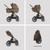 Silver Cross Cove 2 Pebble 360 Pro2 Car Seat Bundle - Maple