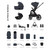 Venicci Upline 3 Hunter 4-in-1 Plus 23 Piece Ultimate Bundle - Navy