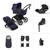 Bugaboo Cub Complete + Cloud T i-Size & Base - Deep Indigo
