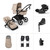 Bugaboo Cub Complete + Cloud T i-Size & Base - Desert Taupe