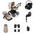 Bugaboo Cub Complete + Pebble 360 Pro2 & Base - Desert Taupe