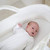 Clair de Lune Crochet Moses Basket With Stand - White
