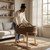Clair de Lune Crochet Moses Basket With Stand - Chocolate
