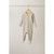 Mamas & Papas Organic Cotton Oatmeal Ribbed Sleepsuit